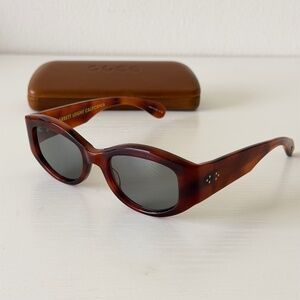 New! Garrett Leight California Retro Biggie VINBRT, Authentic, Vintage